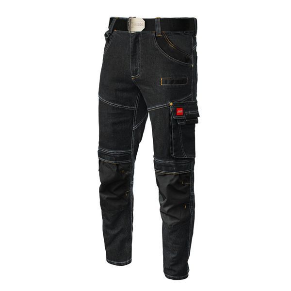 Робочі джинсові штани JEANS STRETCH BLACK Польша 1932892946 фото